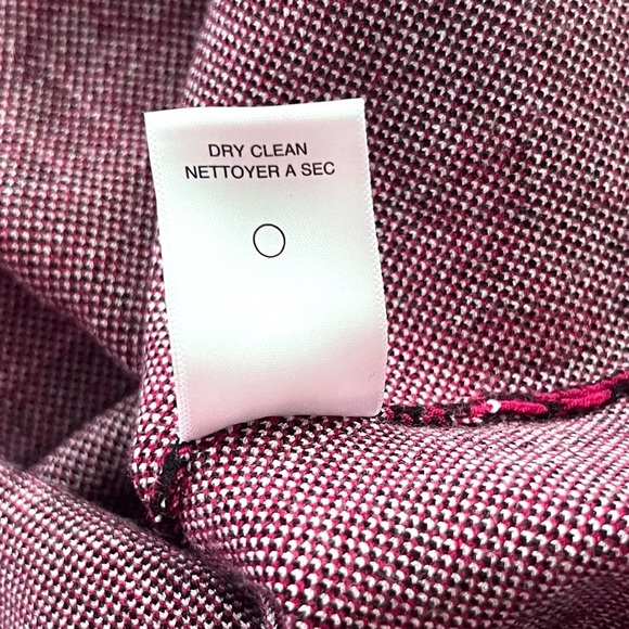 A.L.C.,Classic Striped w/Cabernet Floral Motif, Stretch, Dress, EUC,Size Medium - Picture 9 of 9